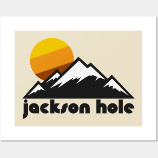 Retro Jackson Hole ))(( Tourist Souvenir Travel Design Posters and Art